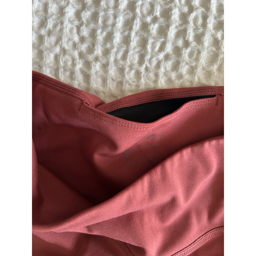 Nike DRI FIT Leggings Sz S Rust Color With Colored Stripes. - Picture 5 of 5